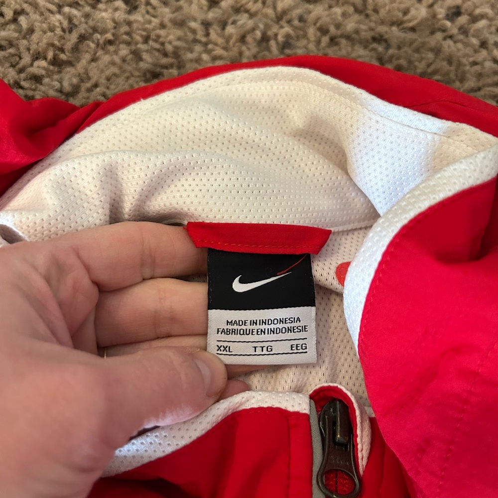 Vintage Y2K Nike Team USA Track Jacket Windbreaker Removable Sleeves XXL - Picture 2 of 3